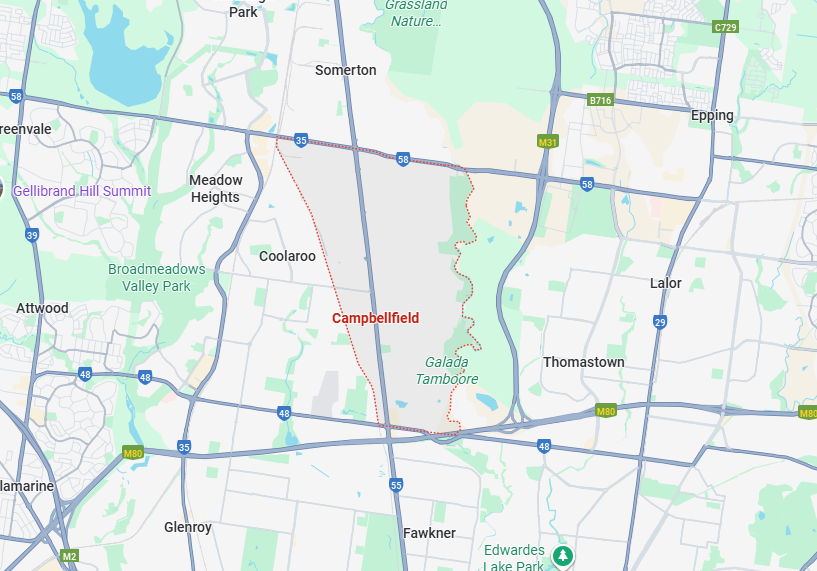 Campbellfield Map